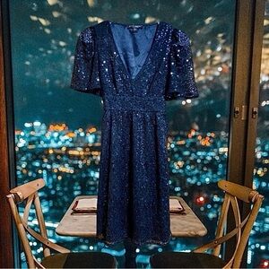 Betsy Johnson Evening Sequin Dress Size 4